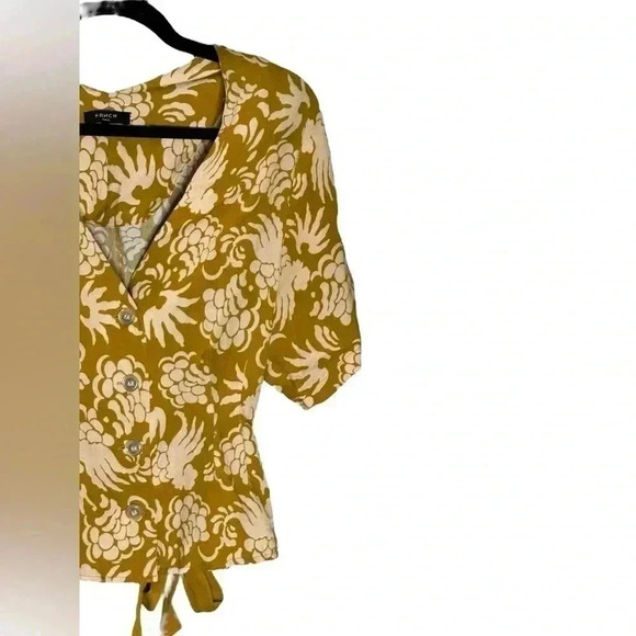 Frnch Carminda Top (Olive) Size Small - Picture 5 of 9